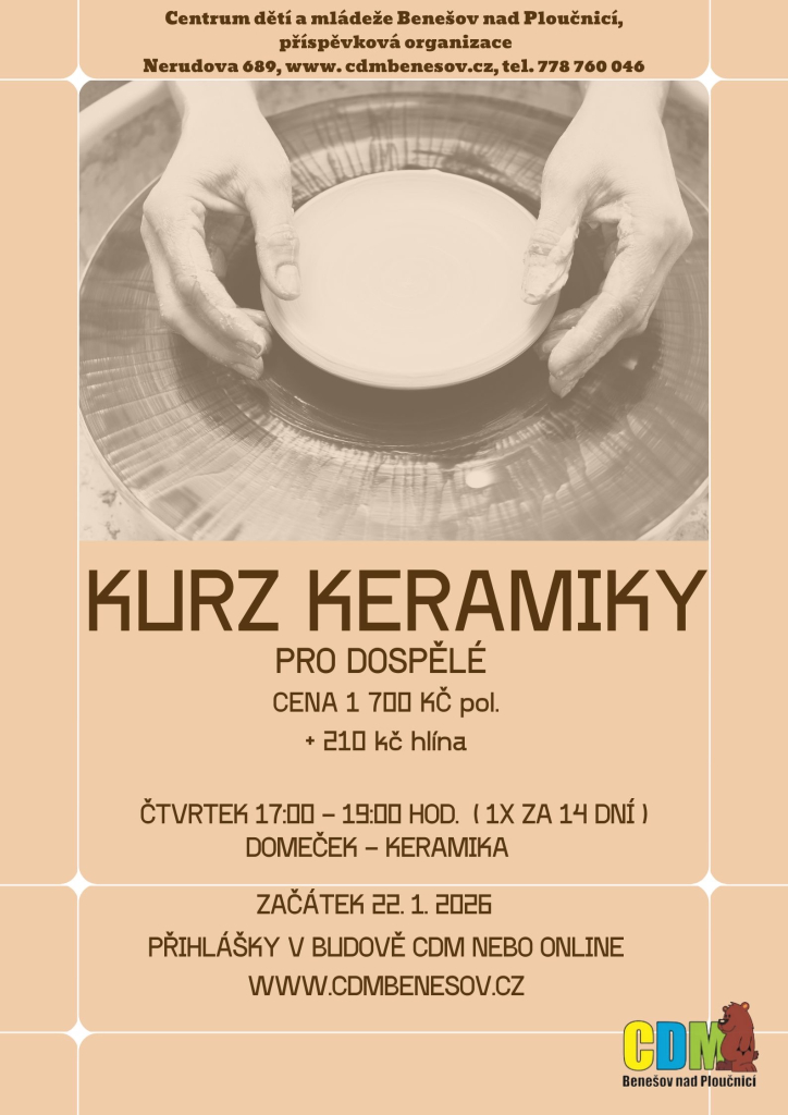 Kurz keramiky pro dospělé 