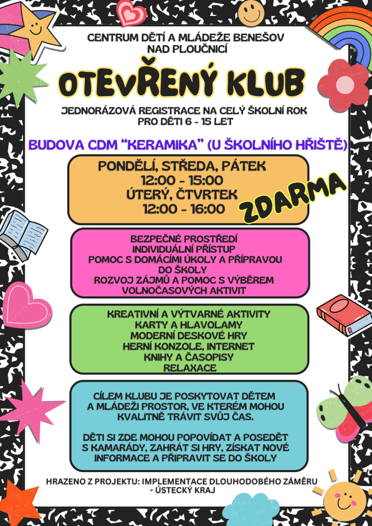 NOVINKA - Otevřený klub