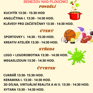 Opět nabízíme možnost vyzvedávání dětí a doprovod na kroužky 