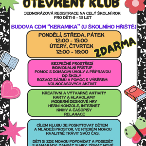 NOVINKA - Otevřený klub